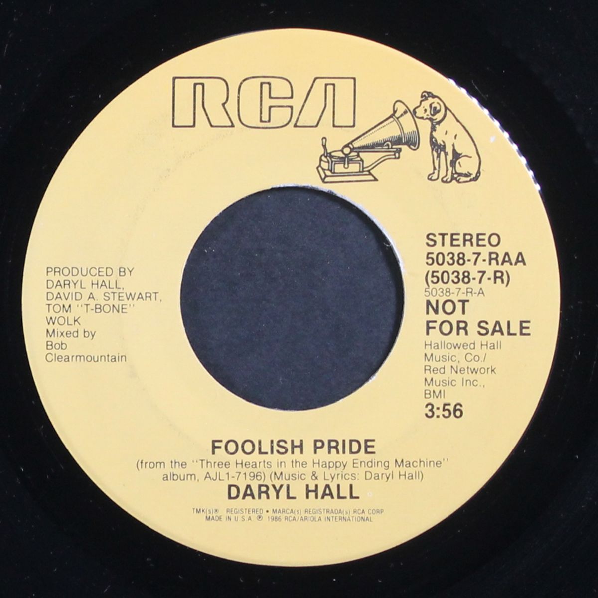 foolish pride by DARYL HALL