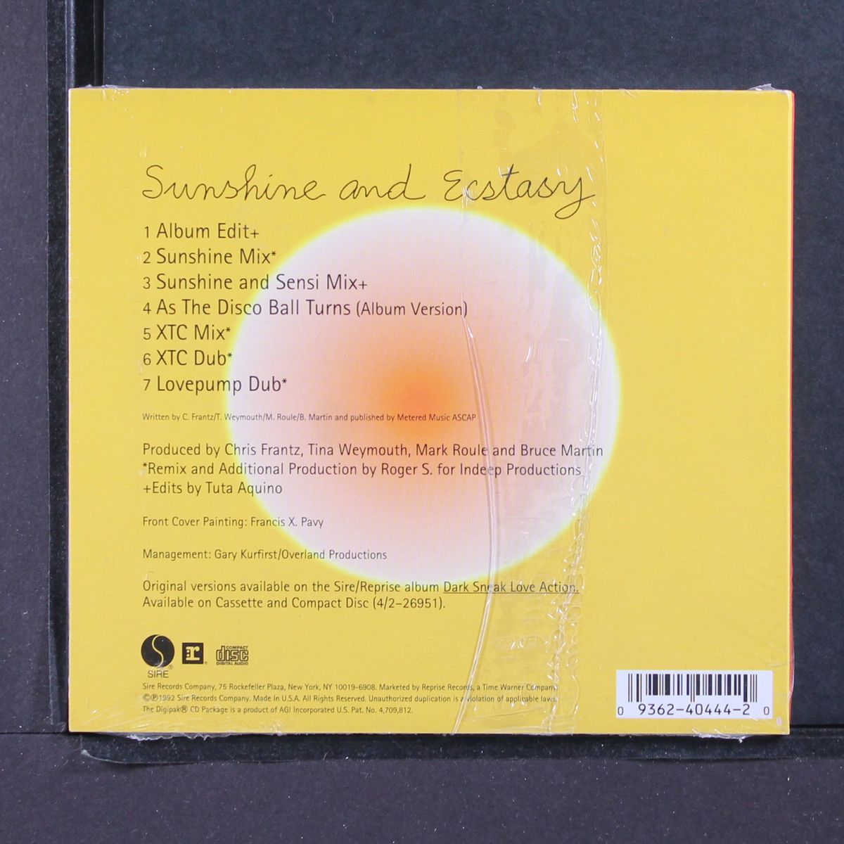 sunshine and ecstasy by TOM TOM CLUB
