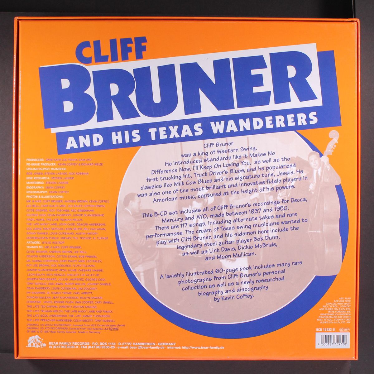 and his texas wanderers by CLIFF BRUNER