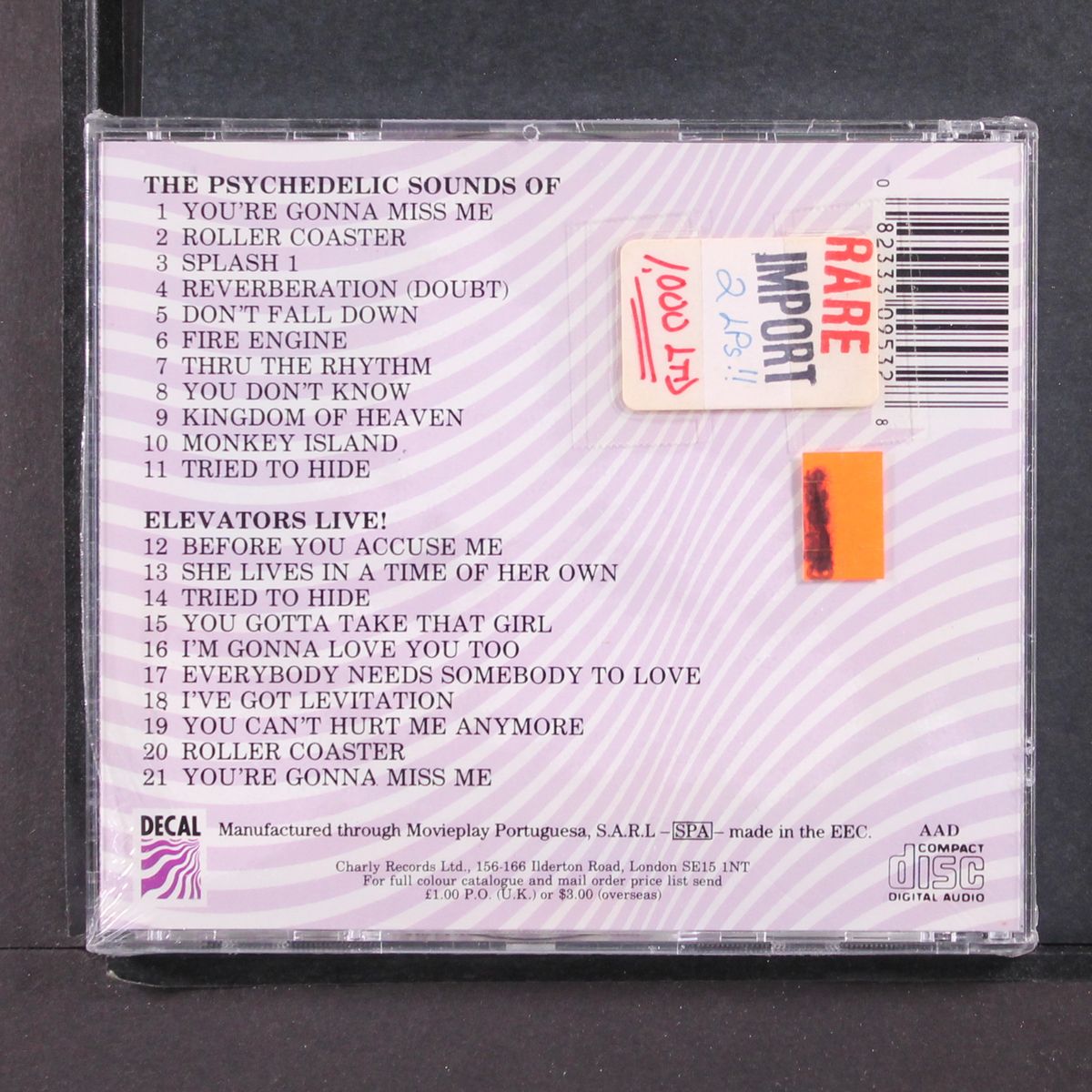 psychedelic sounds of / live by 13TH FLOOR ELEVATORS