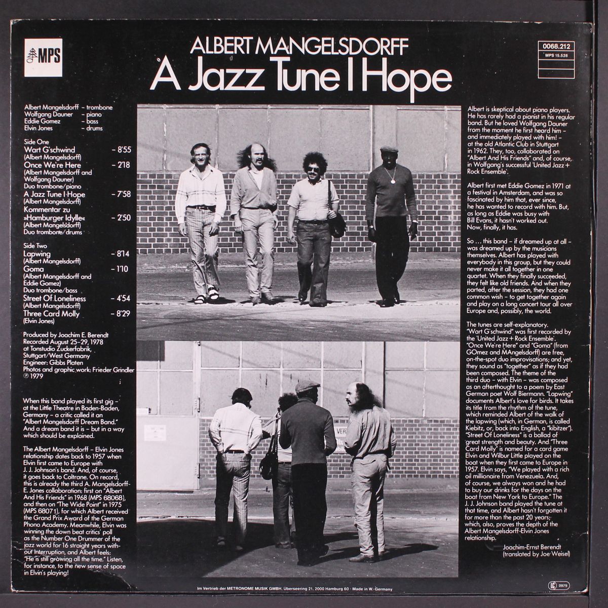a jazz tune i hope by ALBERT MANGELSDORFF