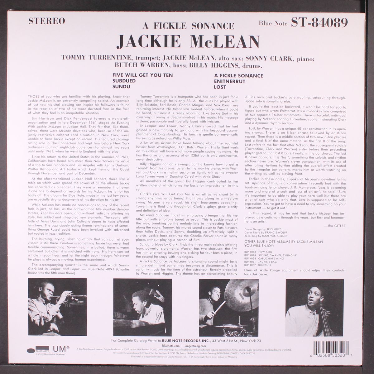 a fickle sonance by JACKIE MCLEAN