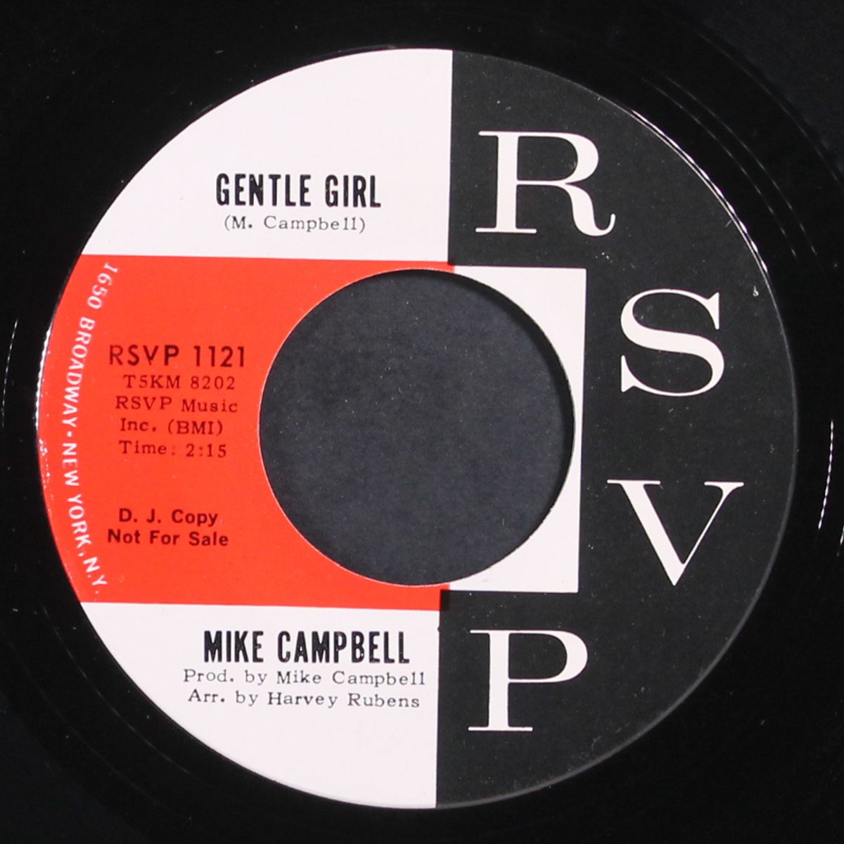 too young for love / gentle girl by MIKE CAMPBELL