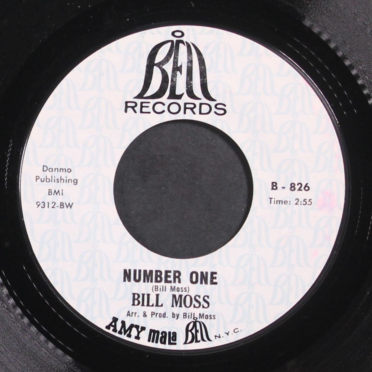 number one / instro by BILL MOSS