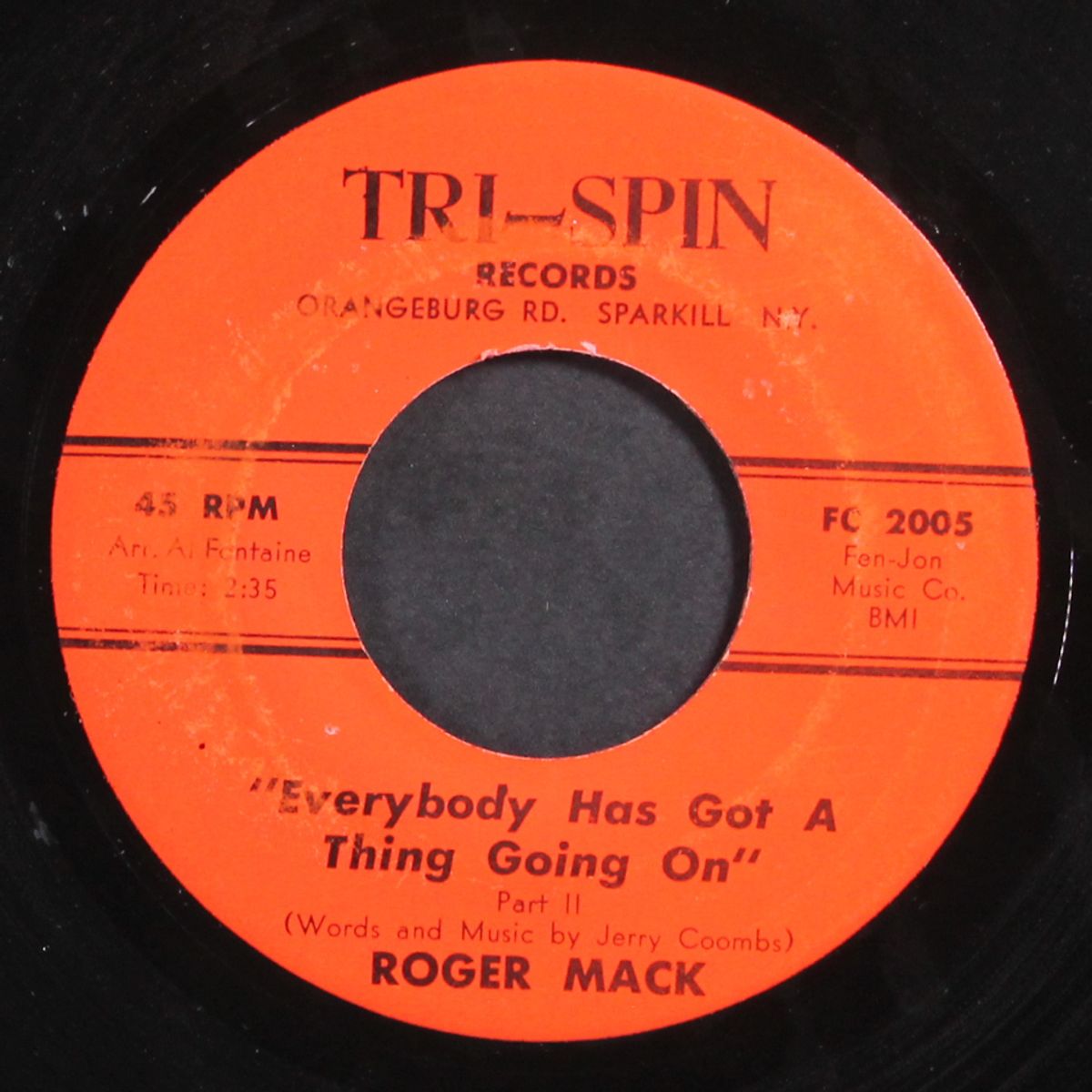 everybody has got a thing going on by ROGER MACK