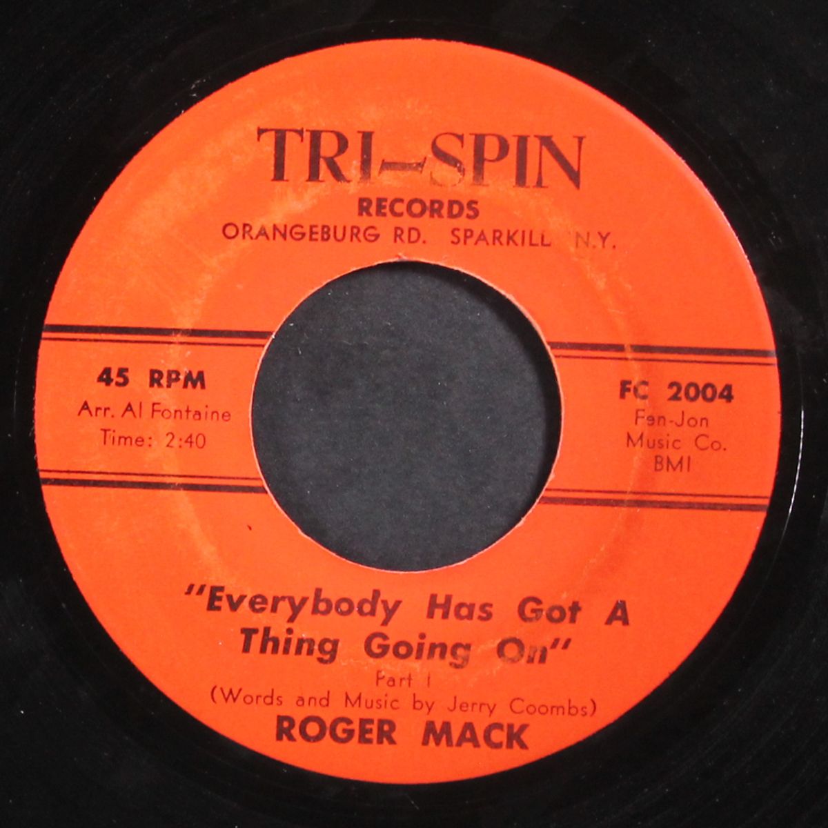 everybody has got a thing going on by ROGER MACK