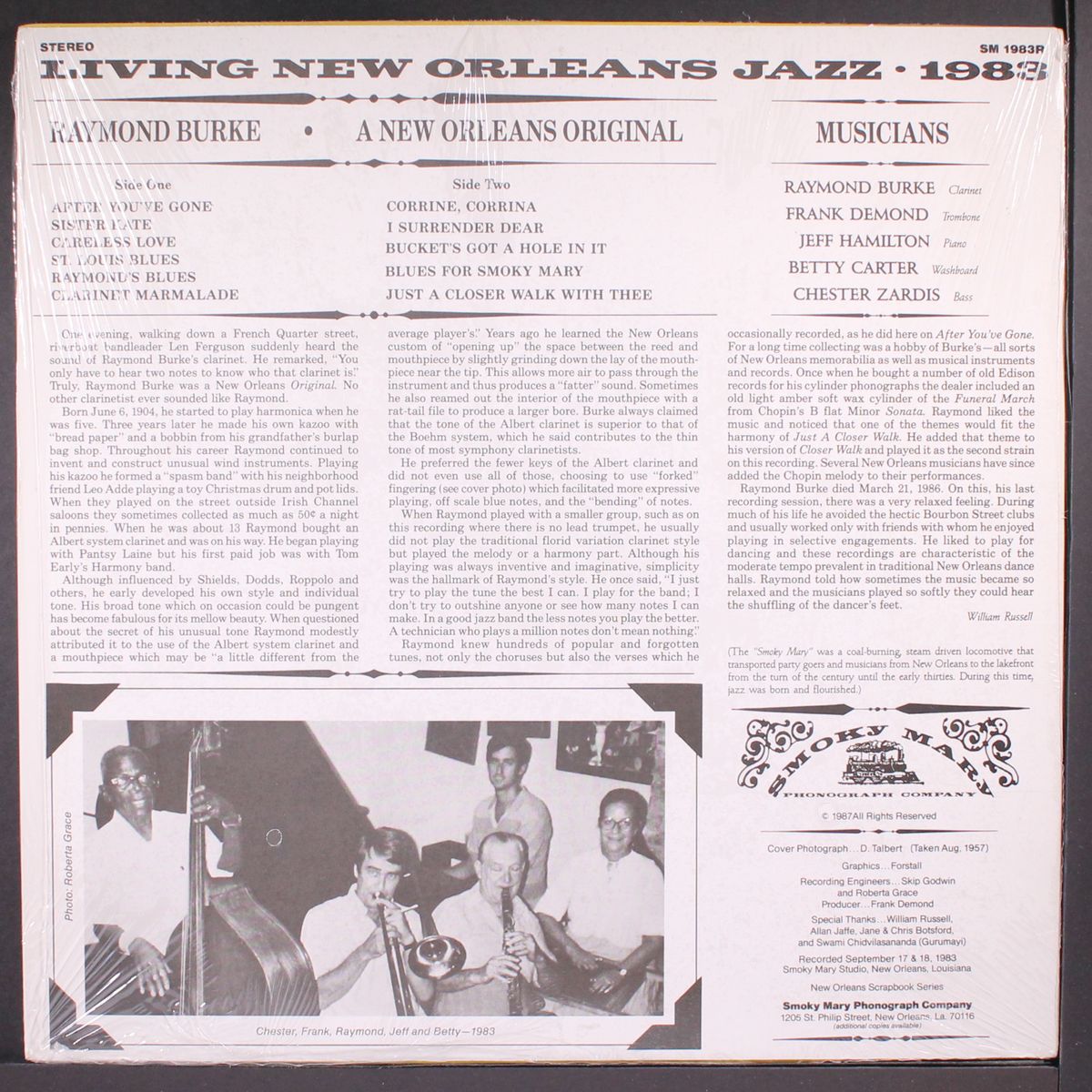 a new orleans original by RAYMOND BURKE