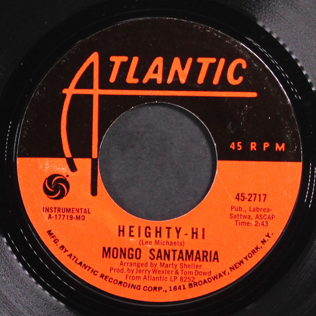 sunshine of your love / heighty-hi by MONGO SANTAMARIA