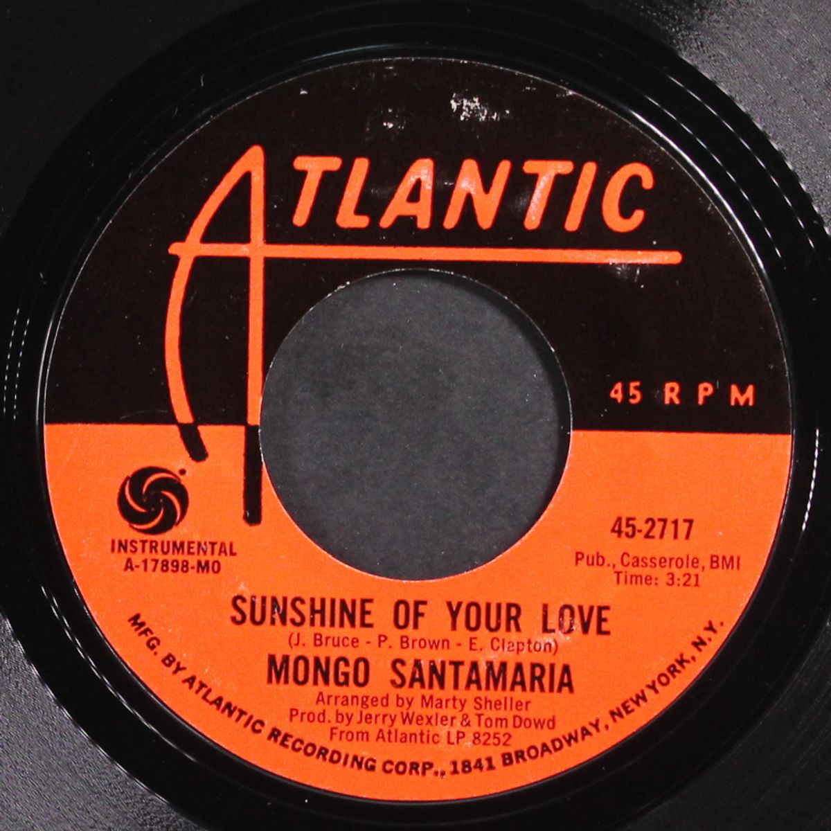 sunshine of your love / heighty-hi by MONGO SANTAMARIA