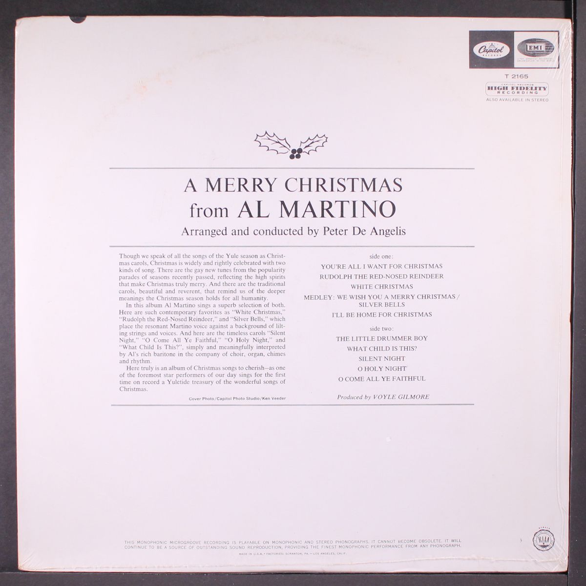 a merry christmas by AL MARTINO