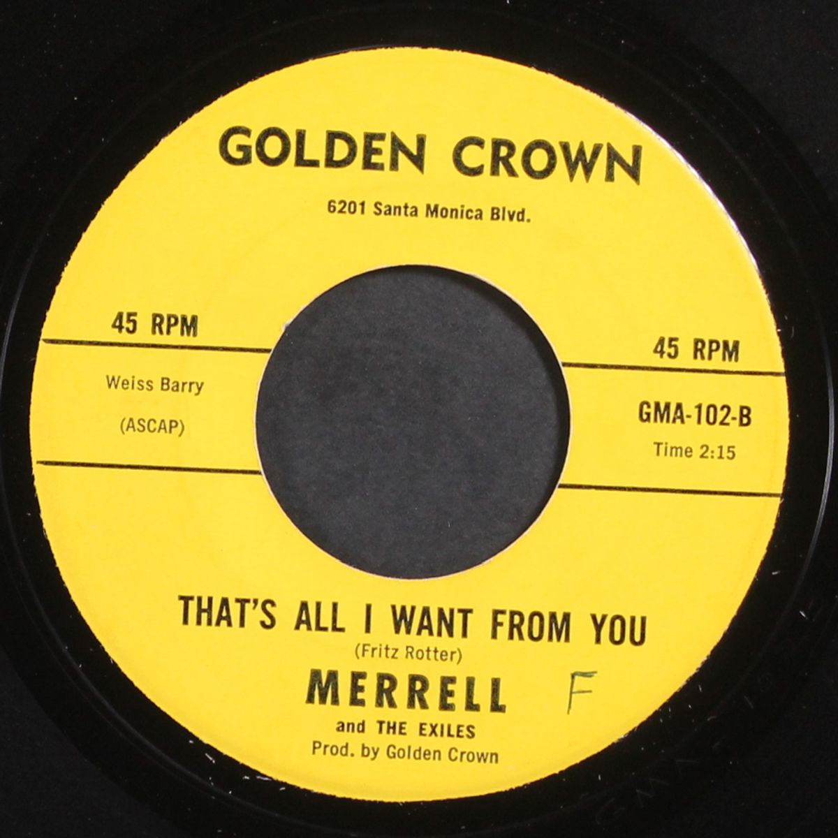 can't we get along / that's all i really want from you by MERRELL & EXILES