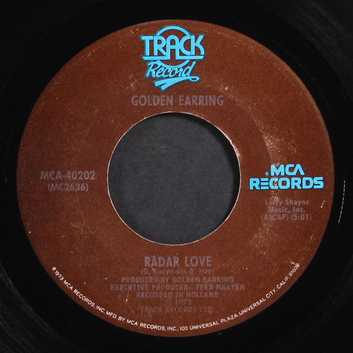 radar love / just like vince taylor by GOLDEN EARRING