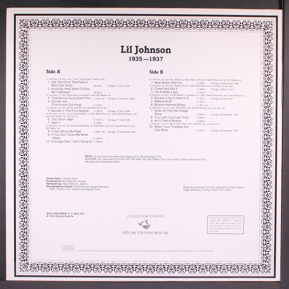 1935-1937 by LIL JOHNSON