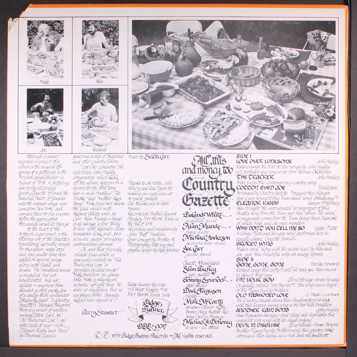 all this, and money too! by COUNTRY GAZETTE