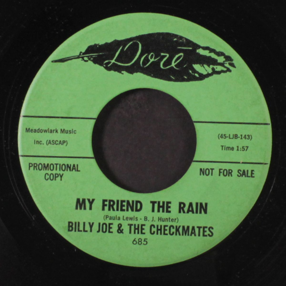 last dance / my friend the rain by BILLY JOE & CHECKMATES
