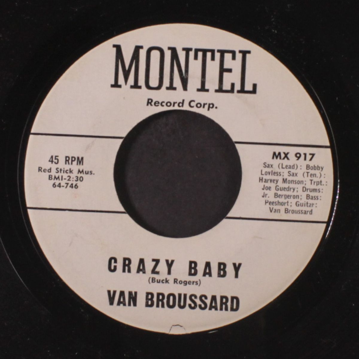 mojo / crazy baby by VAN BROUSSARD