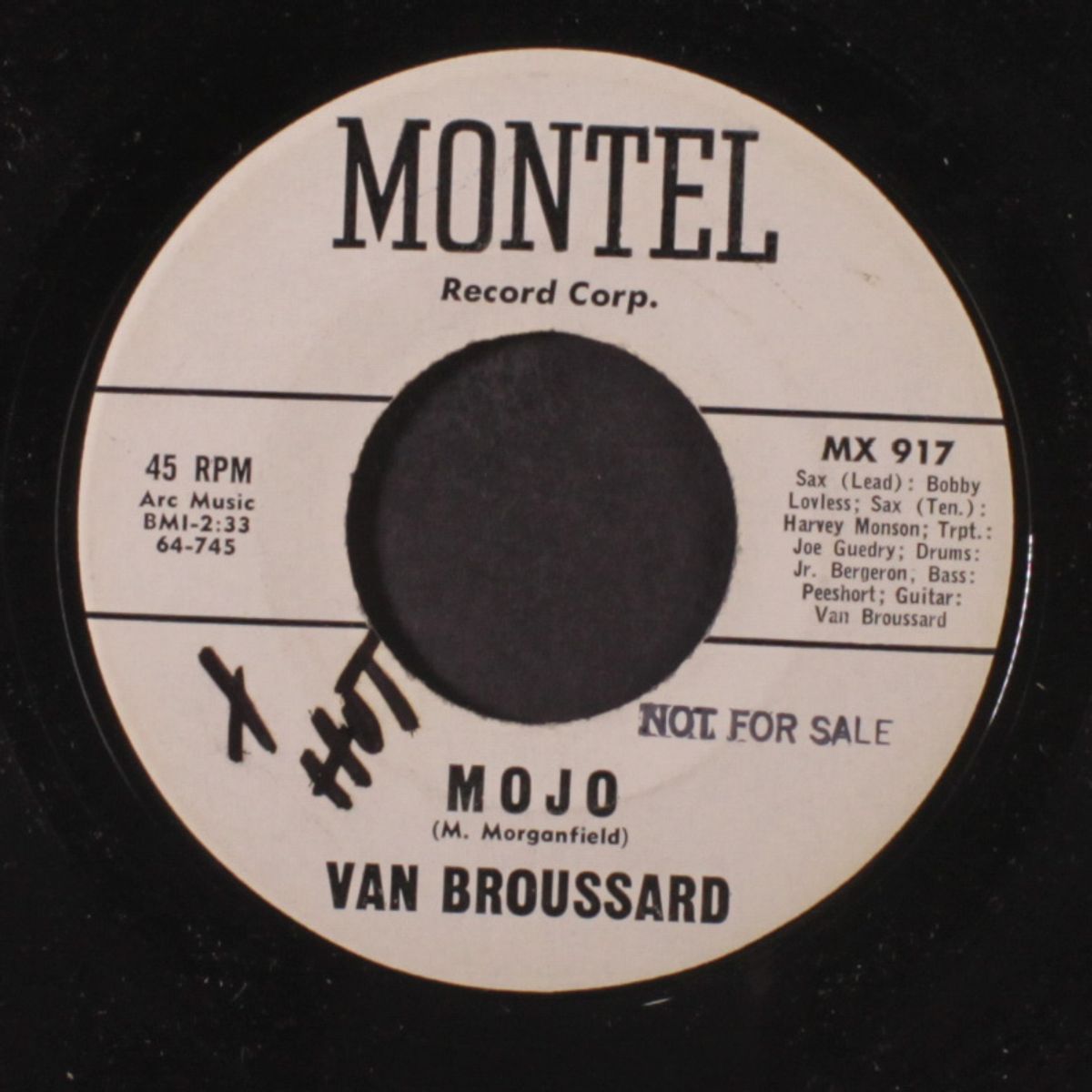 mojo / crazy baby by VAN BROUSSARD
