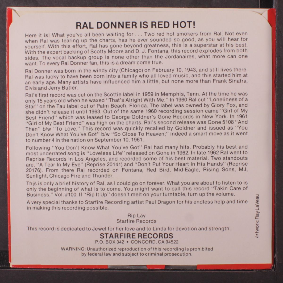 don't leave me now / rip it up by RAL DONNER