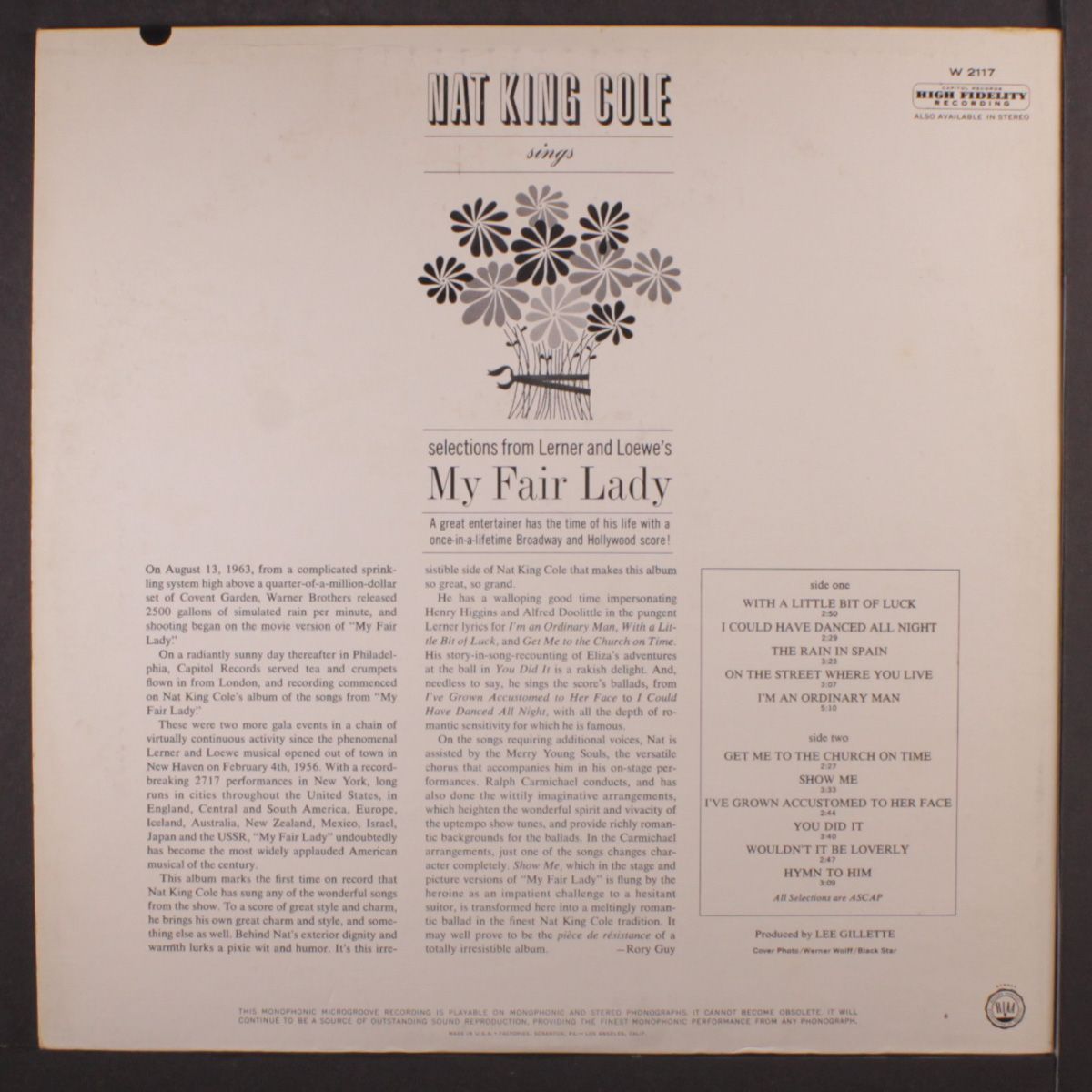 my fair lady by NAT KING COLE