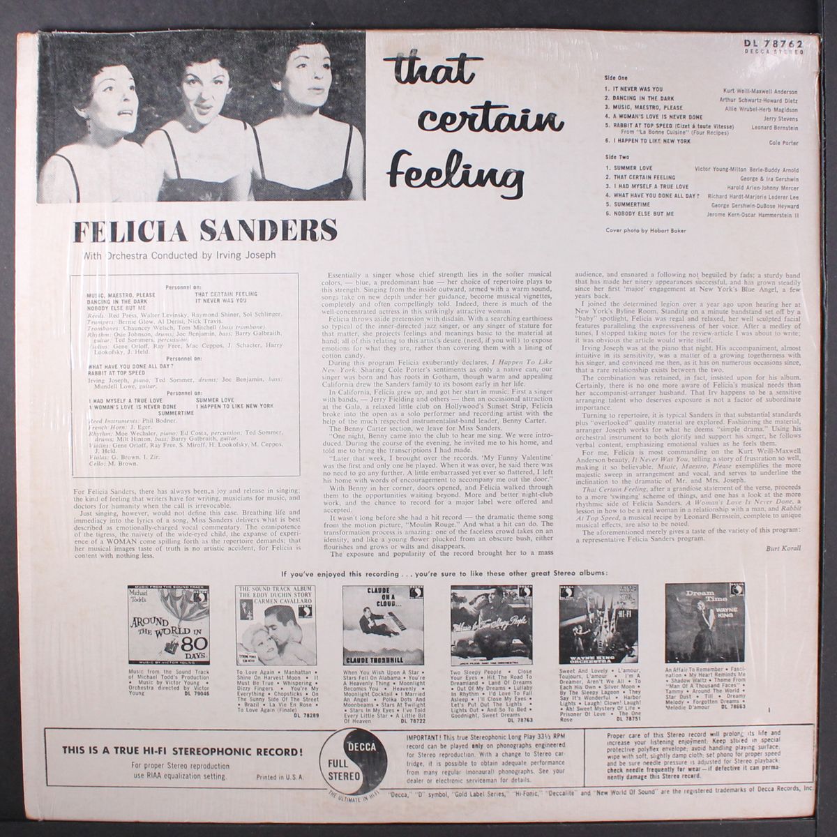 that certain feeling by FELICIA SANDERS