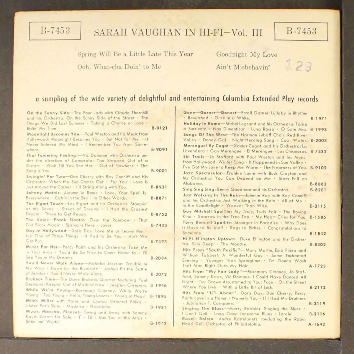 sarah vaughan in hi-fi by SARAH VAUGHAN