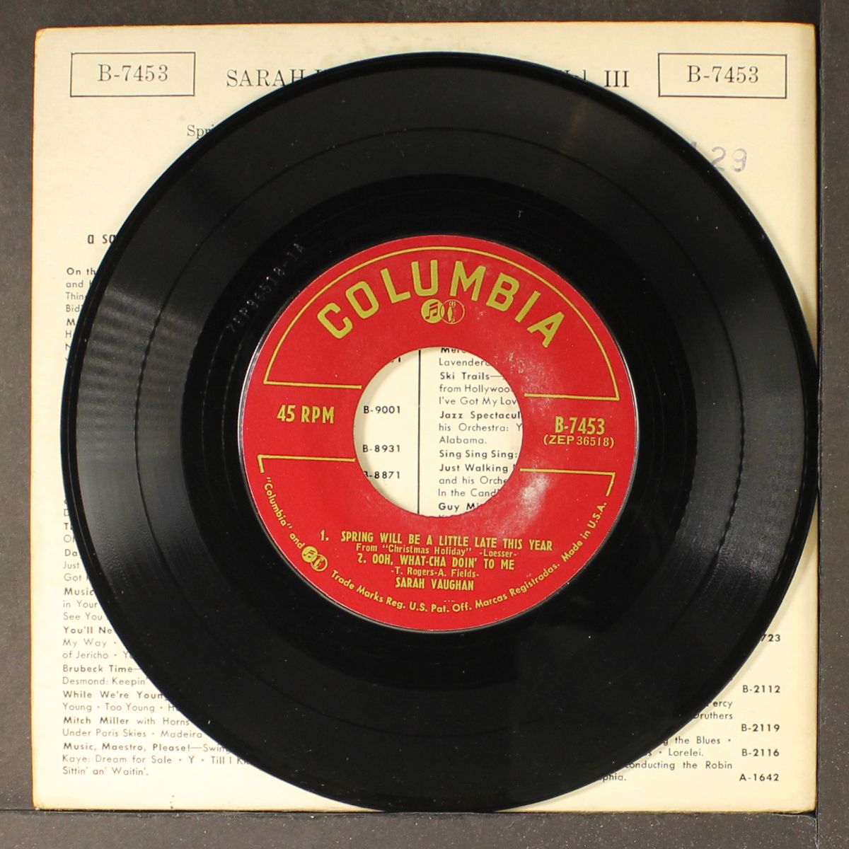 sarah vaughan in hi-fi by SARAH VAUGHAN