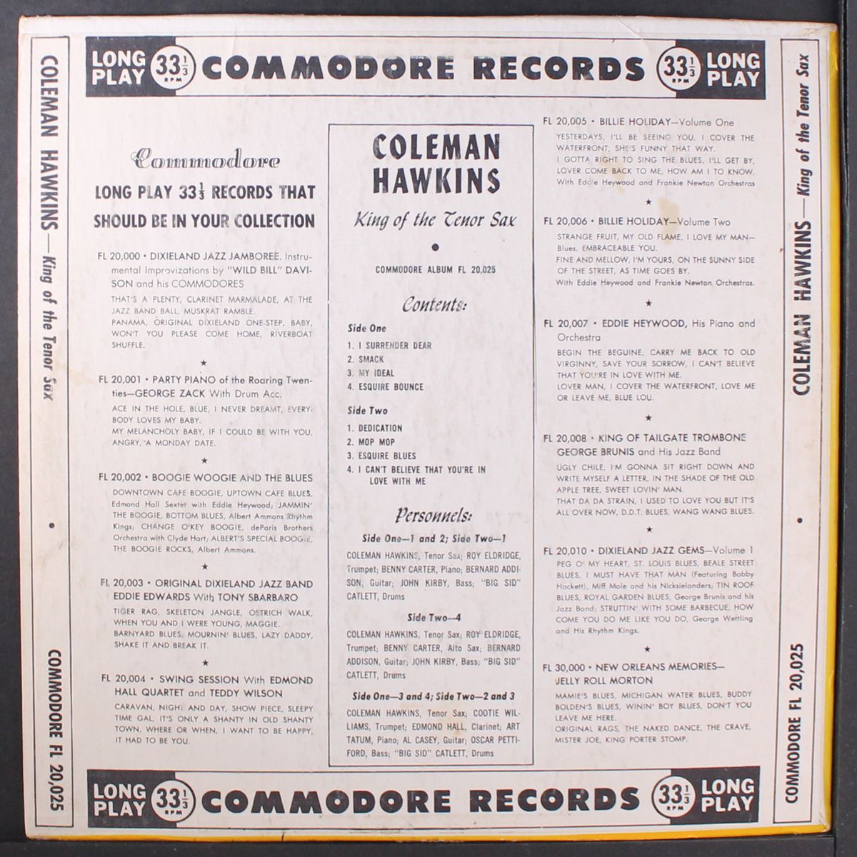 king of the tenor sax by COLEMAN HAWKINS