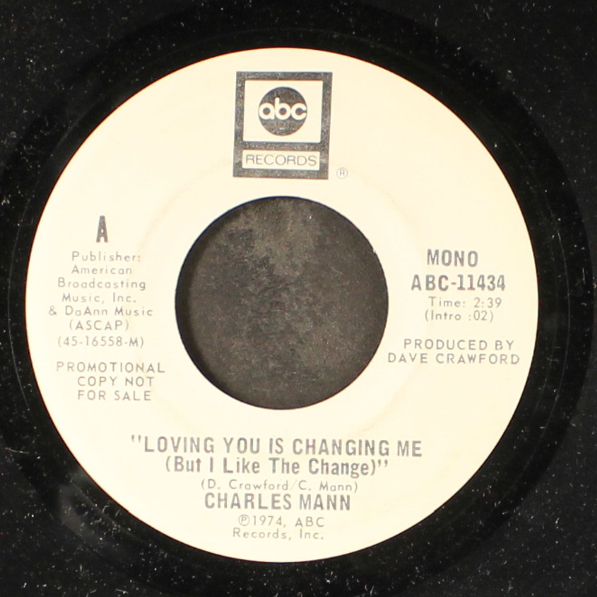 loving you is changing me / mono by CHARLES MANN