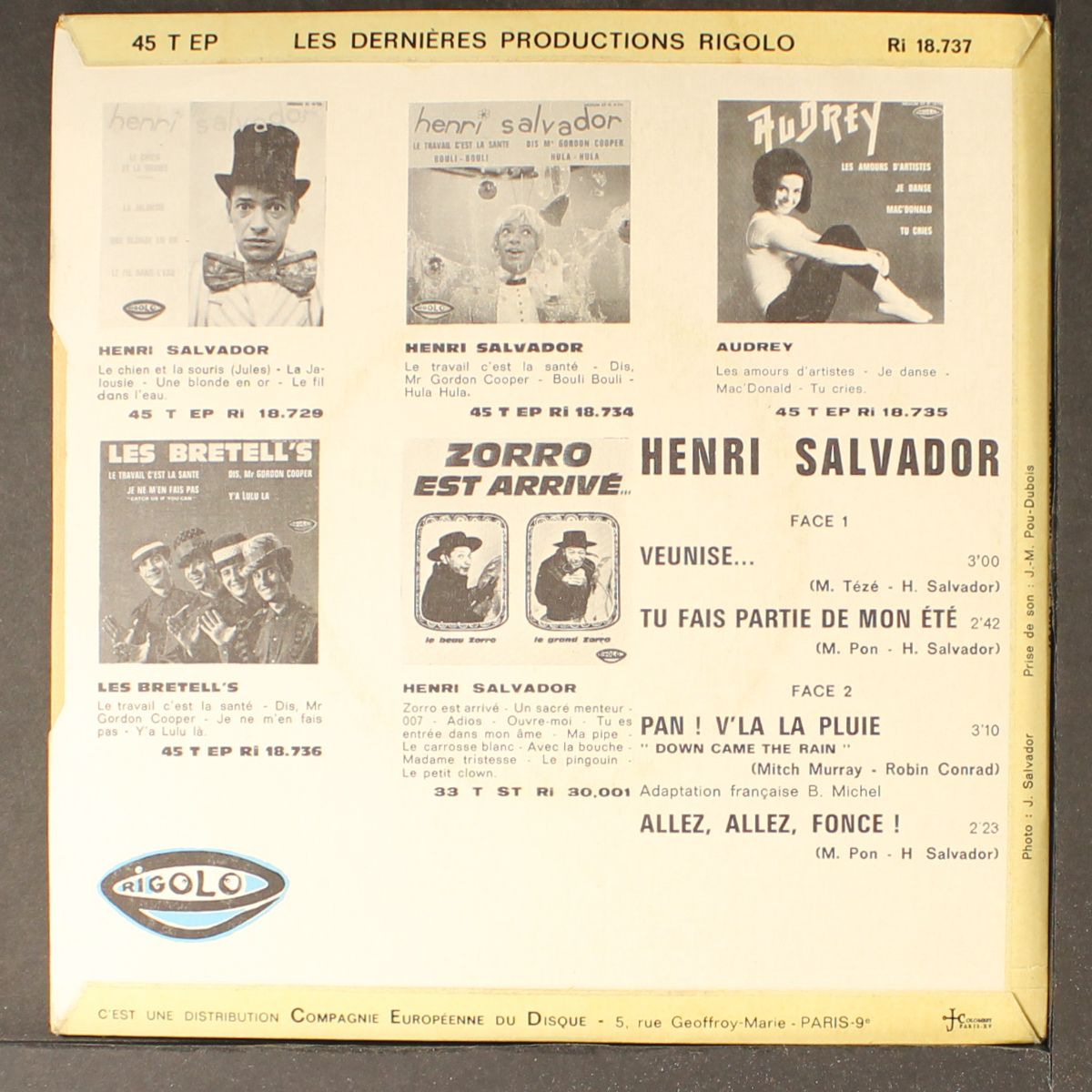 allez, allez, fonce ! +3 by HENRI SALVADOR