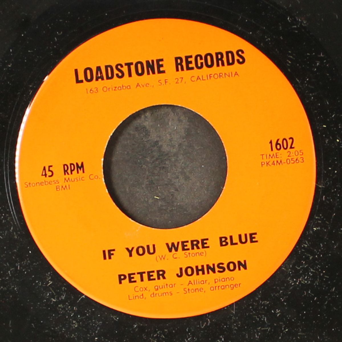 fading day / if you were blue by PETER JOHNSON