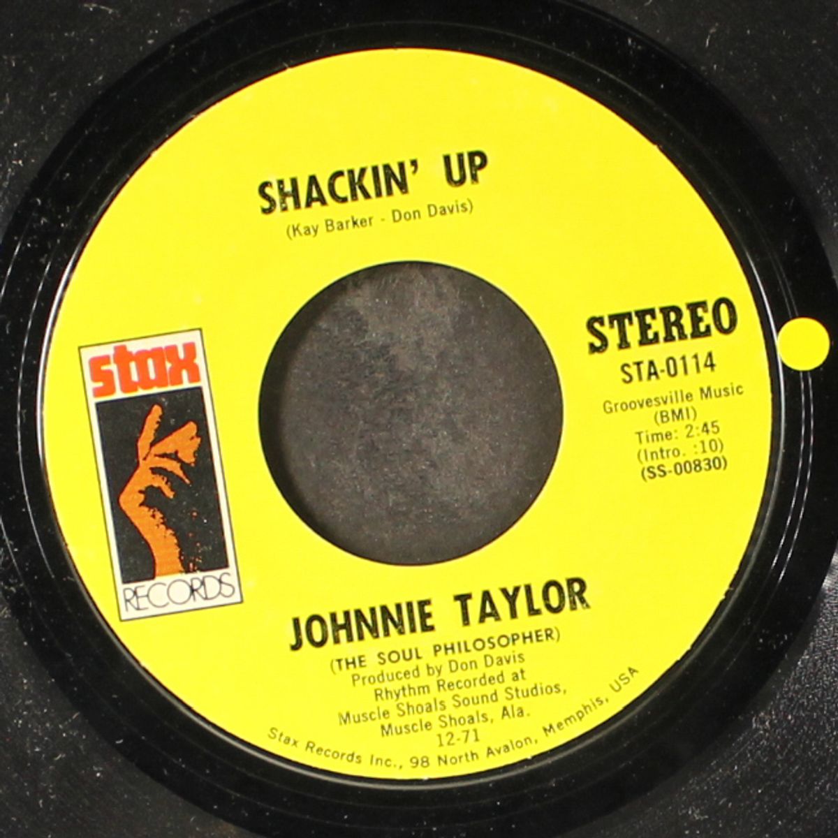standing in for jody / shackin' up by JOHNNIE TAYLOR
