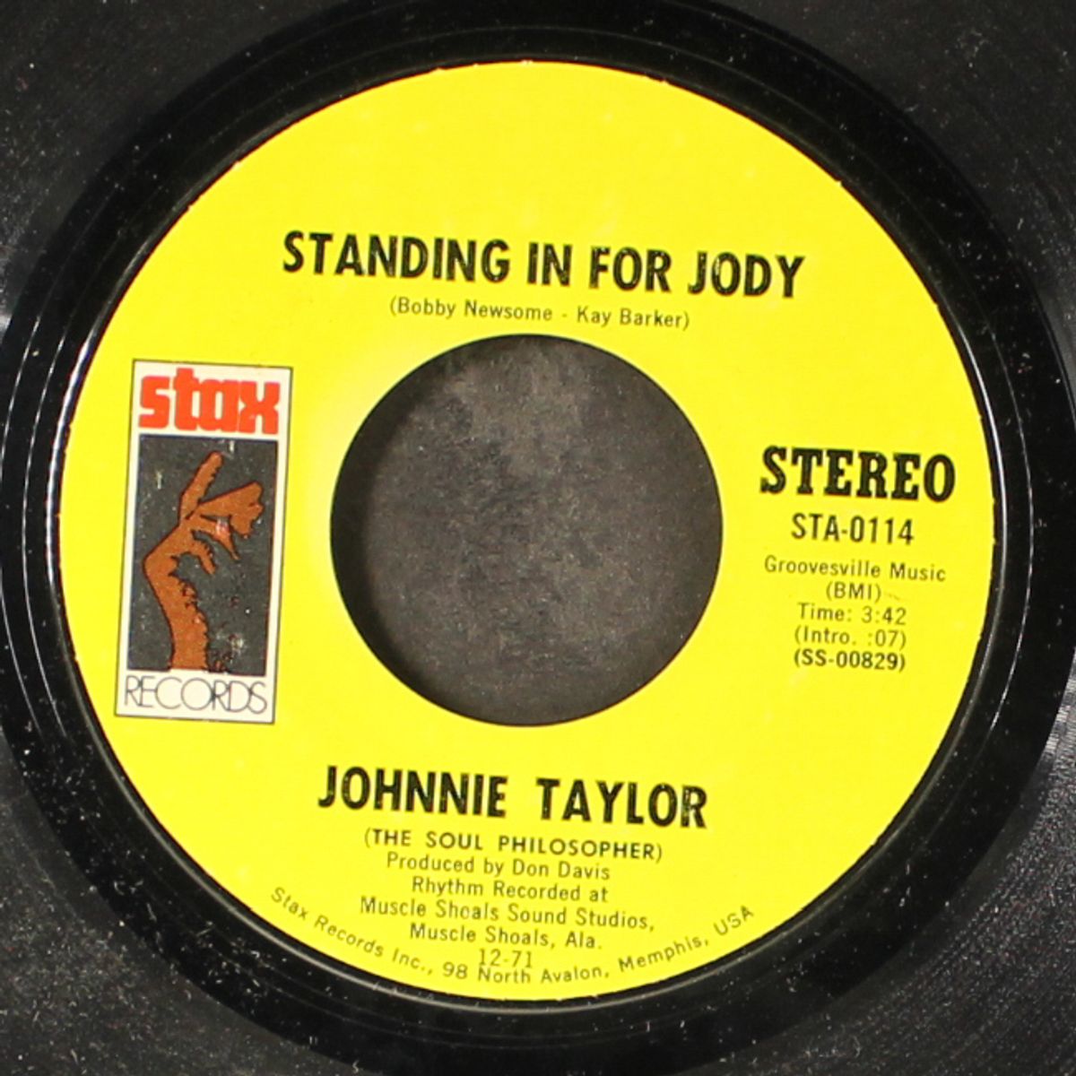 standing in for jody / shackin' up by JOHNNIE TAYLOR