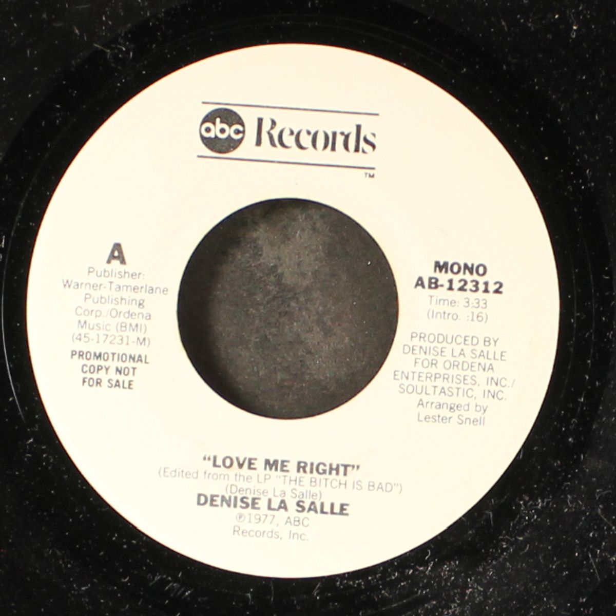 love me right / mono by DENISE LASALLE