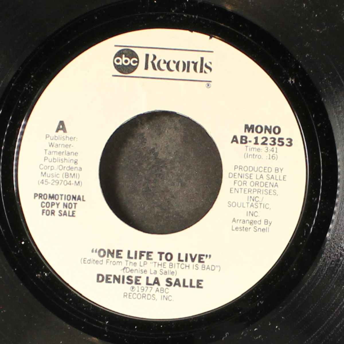 one life to live / mono by DENISE LASALLE