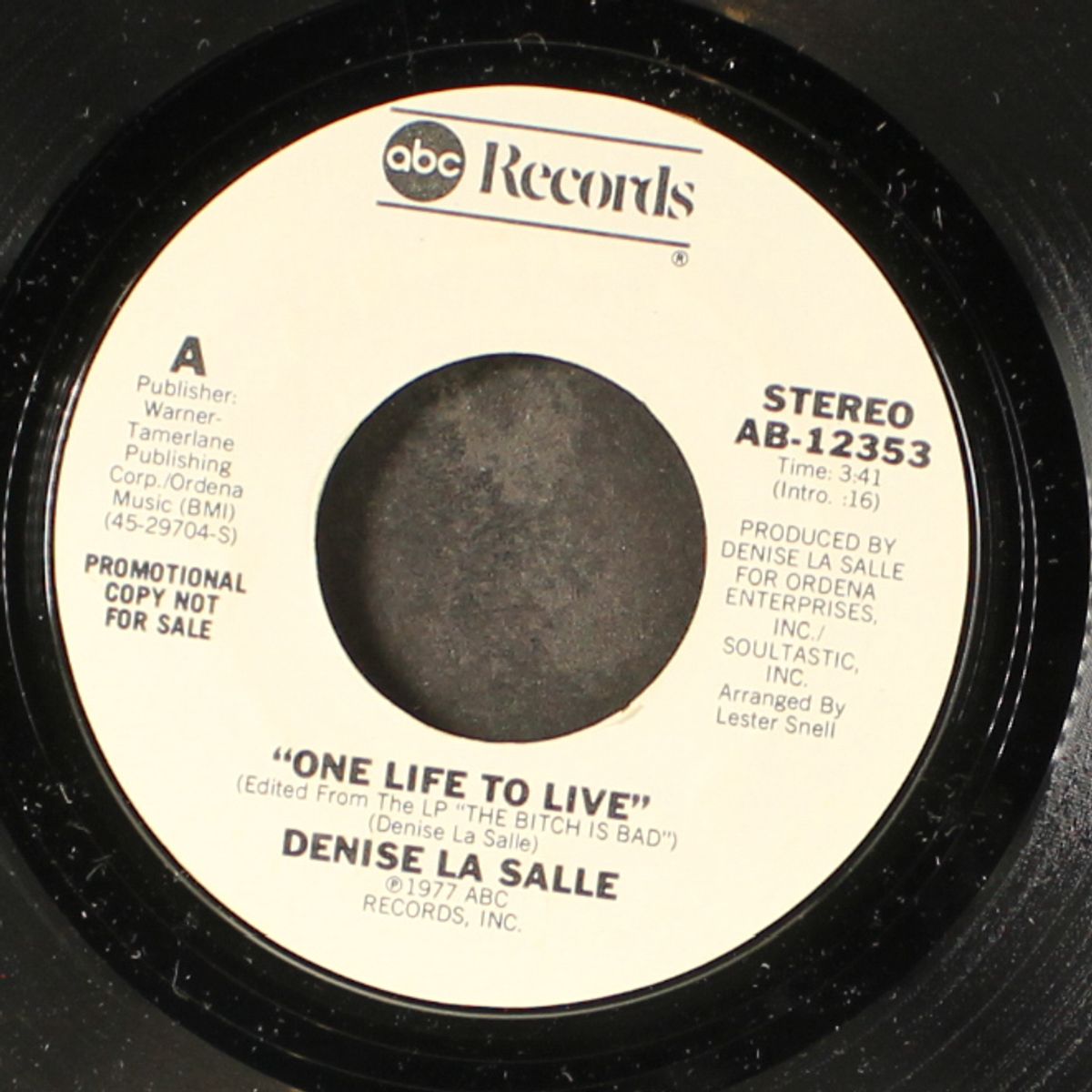one life to live / mono by DENISE LASALLE