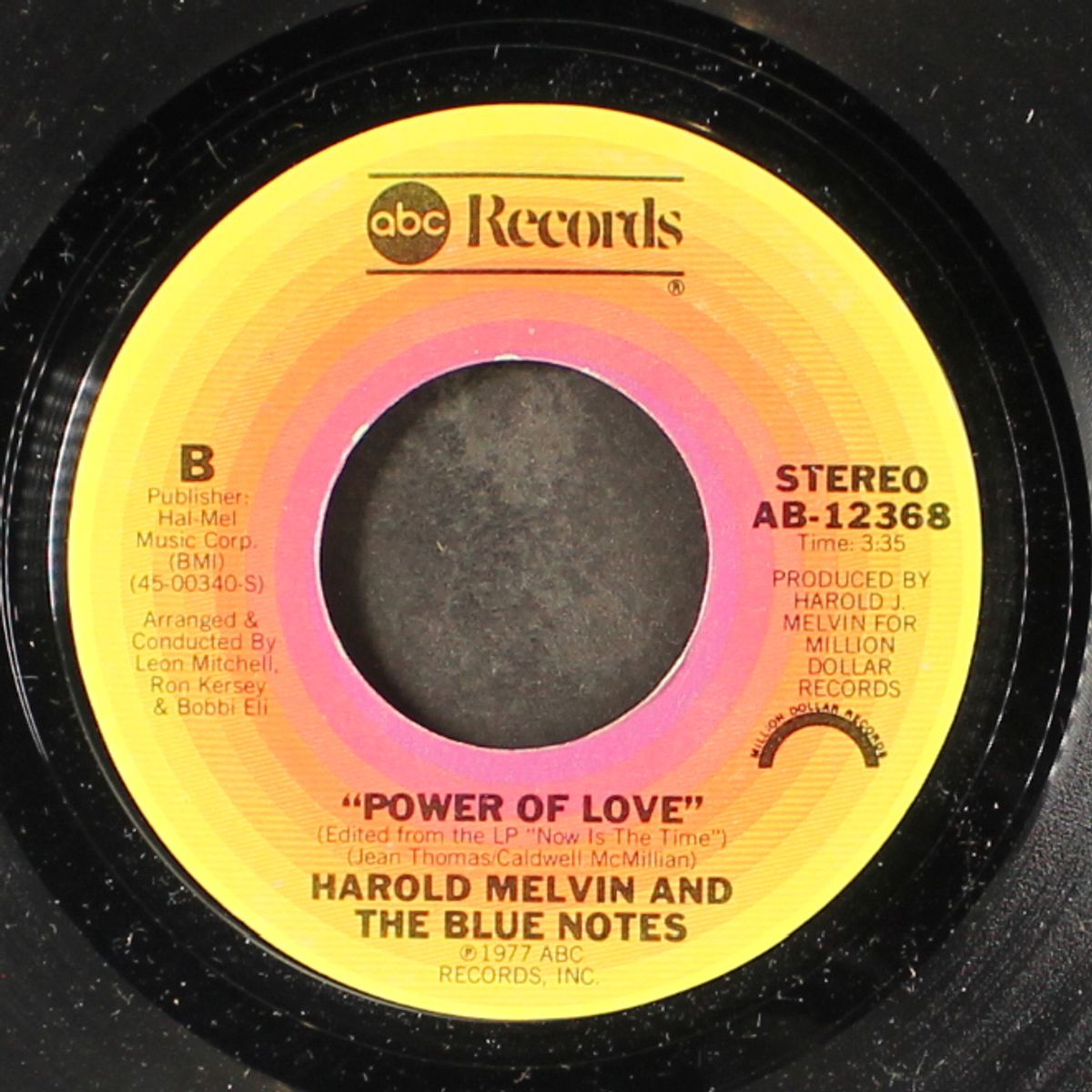 now is the time / the power of love by HAROLD MELVIN & BLUE NOTES