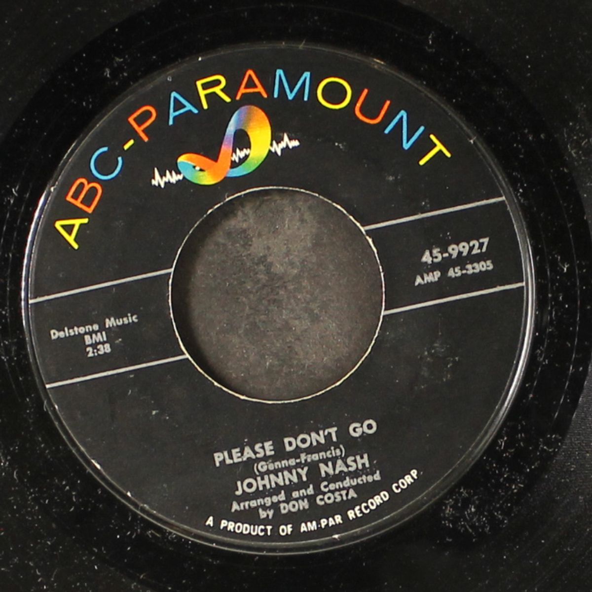 i lost my love last night / please don't go by JOHNNY NASH