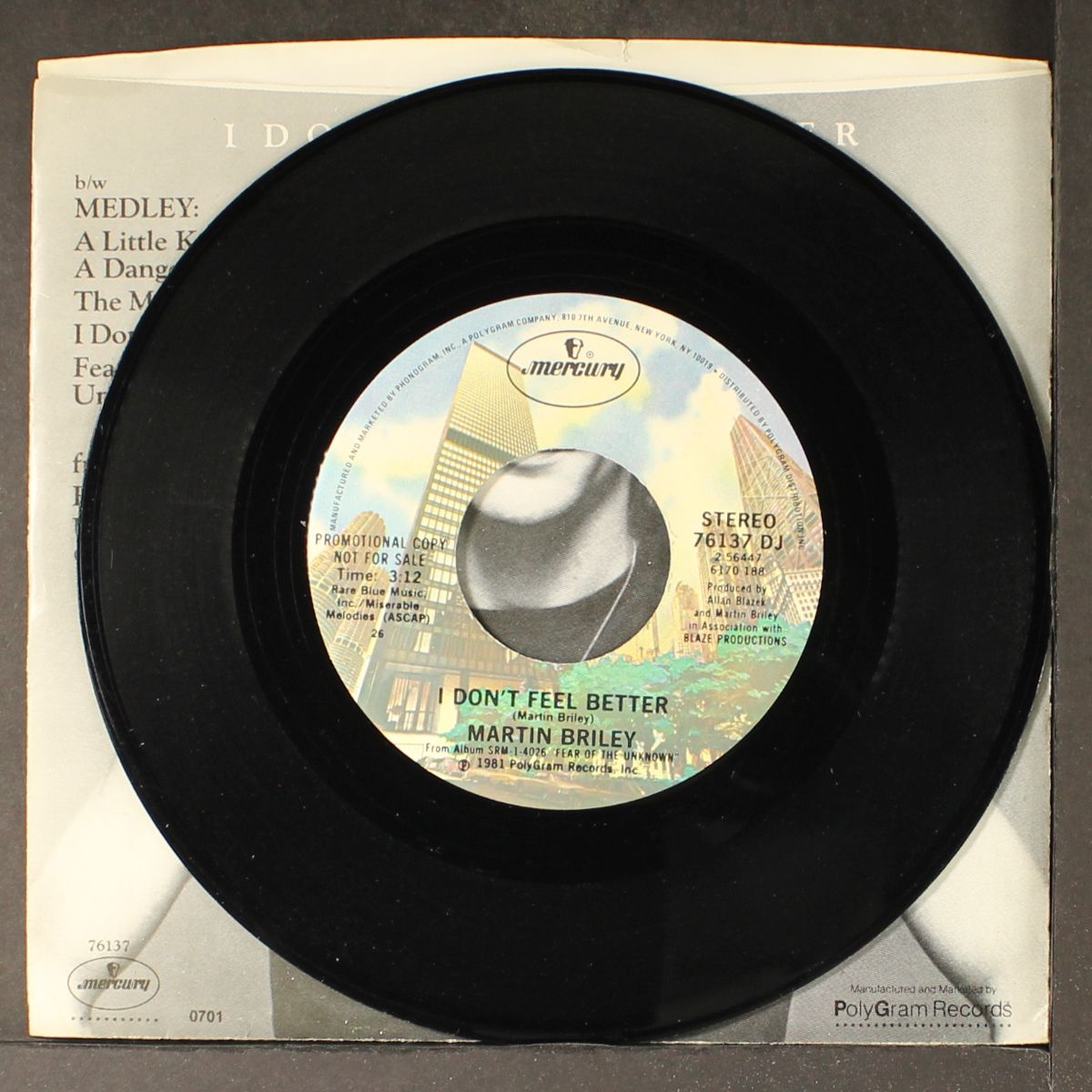 i don't feel better / same by MARTIN BRILEY