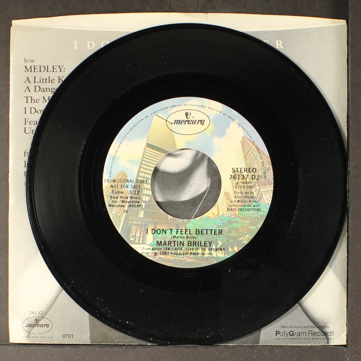 i don't feel better / same by MARTIN BRILEY
