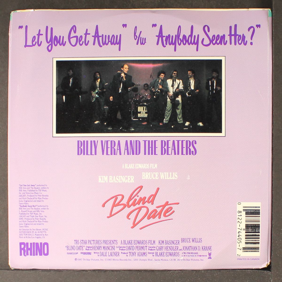 let you get away / short by BILLY VERA & BEATERS