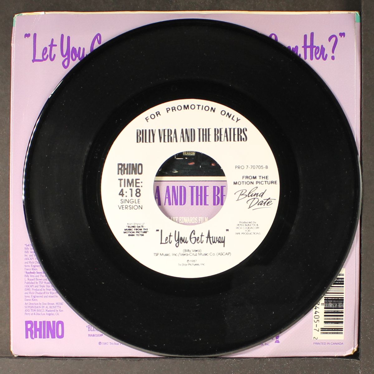 let you get away / short by BILLY VERA & BEATERS