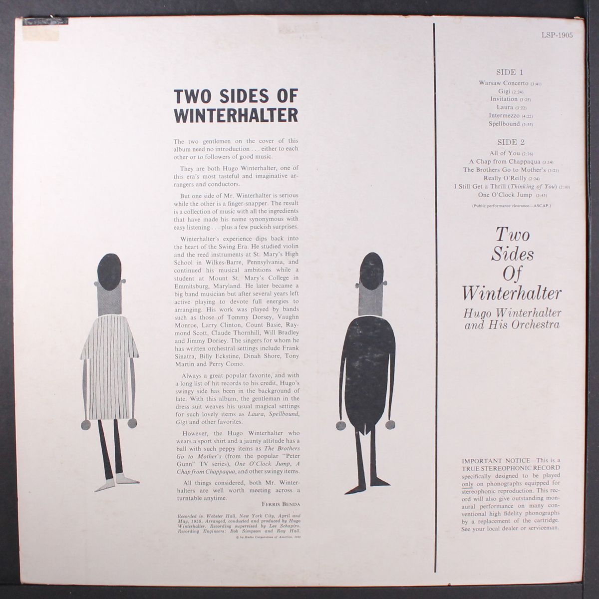 2 sides of by HUGO WINTERHALTER