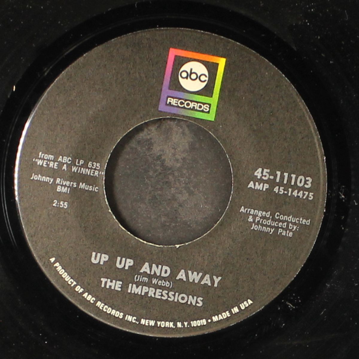 i loved and i lost / up up and away by IMPRESSIONS