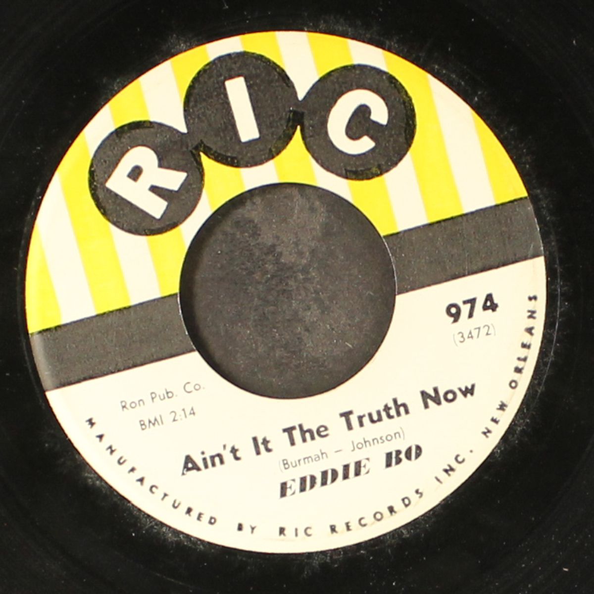 ain't it the truth now / warm daddy by EDDIE BO