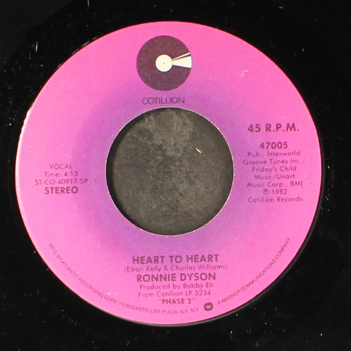 heart to heart / bring it on home by RONNIE DYSON
