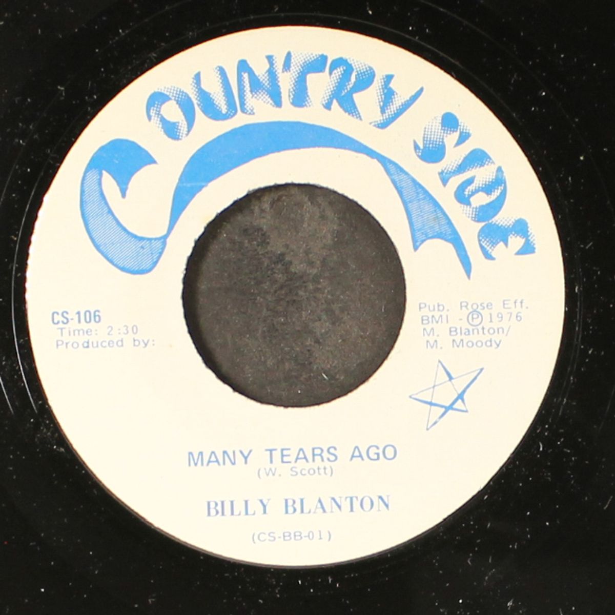many tears ago / i'm not free by BILLY BLANTON