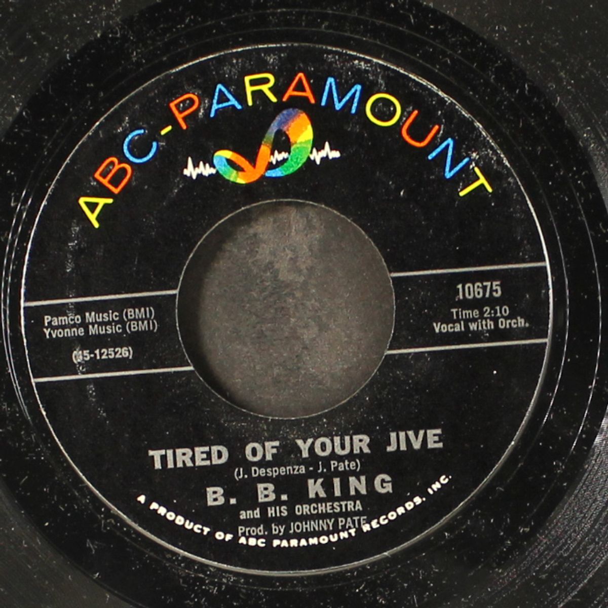 tired of your jive / night owl by B.B. KING