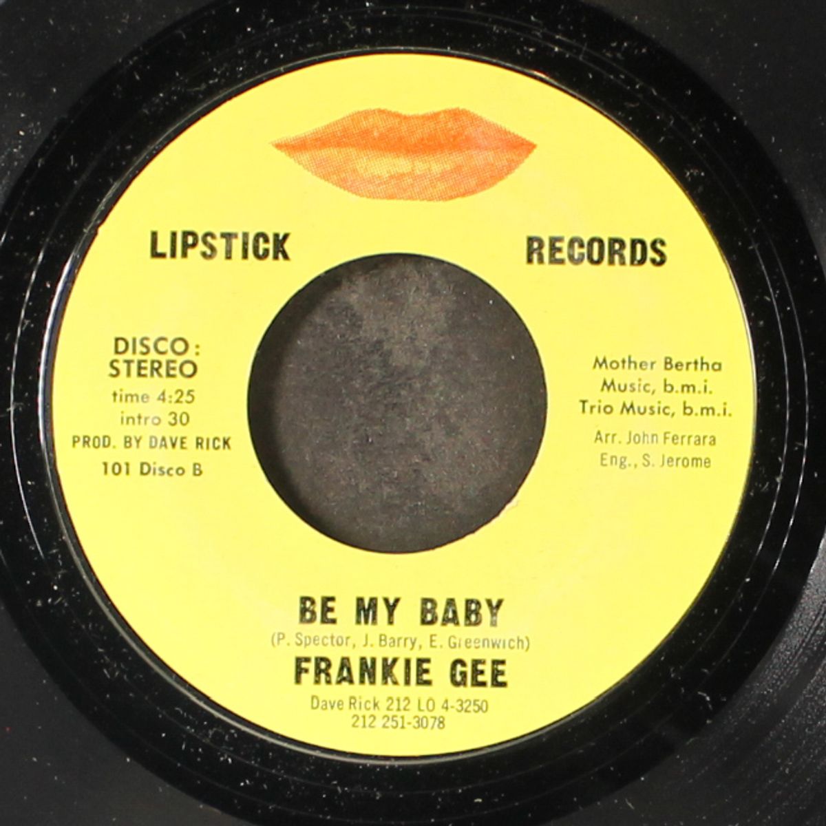 be my baby / disco version by FRANKIE GEE