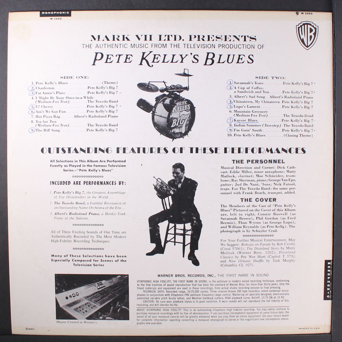pete kelly's blues by TV CAST