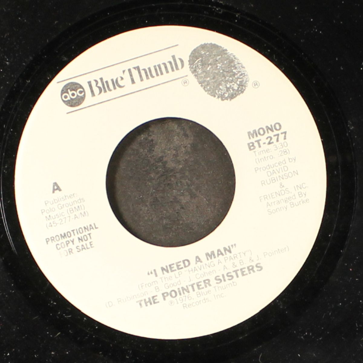 i need a man / mono by POINTER SISTERS